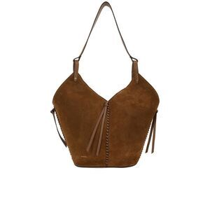 ISABEL MARANT Suede Leather Shoulder Bag Women BROWN Shoulder Bags